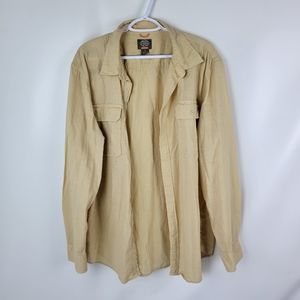 St. Johns Bay Outdoor Button Up Shirt Sz XL